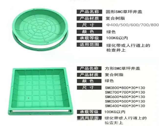 相山树脂复合种植井盖展示