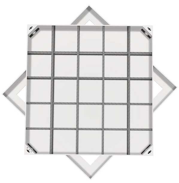 相山不锈钢方井展示